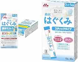 森永はぐくみ　エコらくぱっく　スティックタイプ　液体ミルク　セット 森永 はぐくみ 液体ミルク ケース ( 100ml*5袋入*4箱セット